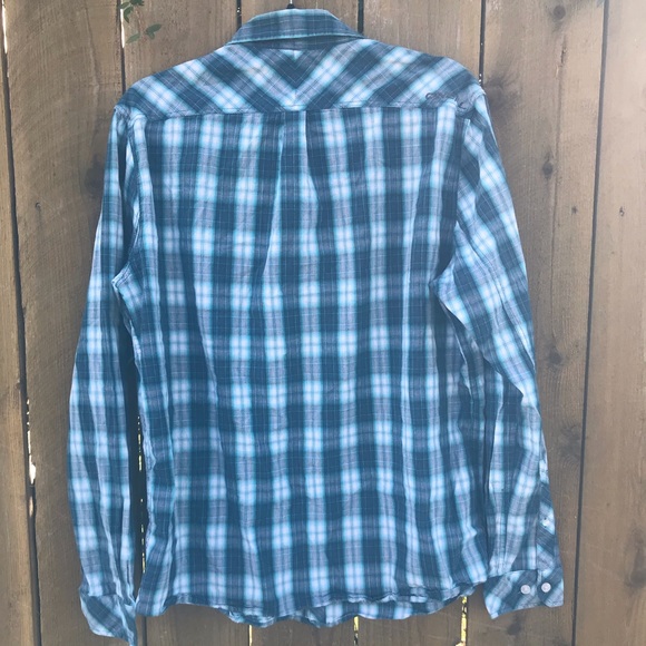 Mens M O’Neill button up plaid shirt - Picture 4 of 4